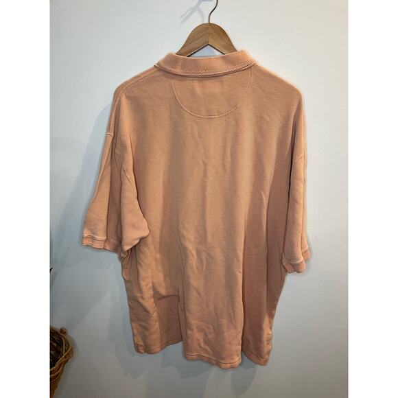 Tommy Bahama Men's peachy Silk Blend Polo Shirt Size 2XL Golf Resort Preppy - Picture 2 of 5